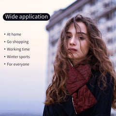 Ultra-thin heating scarf