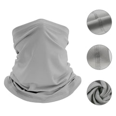 Neck Gaiter Face Scarf Cover Mask Face Cover Sun UV Protection Face Mask Neck Gaiter Scarf Sunscreen Breathable Bandanas for Summer Cycling Hiking Fishing Motorcycling, One Size