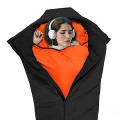 Stretch ULTRALIGHT SLEEPING BAG - separated hotels outdoor applicable Mummy style lightweight portable sleeping bag is stretchy, comfortable and perfect for all-season travelling, camping and hiking.