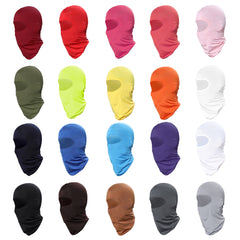 Pack of 3 Ski Sun Mask Windproof Sunscreen Motorcycle Helmet -Outdoor Paintball Hunting Fishing Balaclava Face Masks