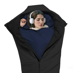 Stretch ULTRALIGHT SLEEPING BAG - separated hotels outdoor applicable Mummy style lightweight portable sleeping bag is stretchy, comfortable and perfect for all-season travelling, camping and hiking.