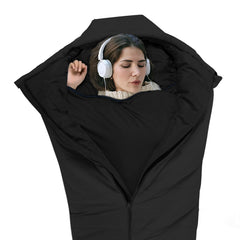 Stretch ULTRALIGHT SLEEPING BAG - separated hotels outdoor applicable Mummy style lightweight portable sleeping bag is stretchy, comfortable and perfect for all-season travelling, camping and hiking.