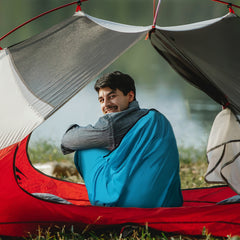 Stretch ULTRALIGHT SLEEPING BAG - separated hotels outdoor applicable Mummy style lightweight portable sleeping bag is stretchy, comfortable and perfect for all-season travelling, camping and hiking.