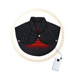 Warm shawl shouder warmer coat qulited lighted padding
